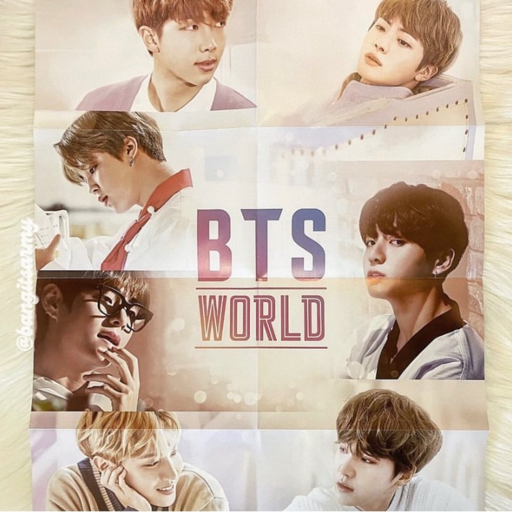 BTS World Folded Poster
